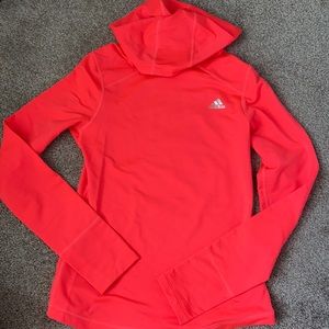 Adidas S Climawarm Cowl Neck Athletic Hoodie